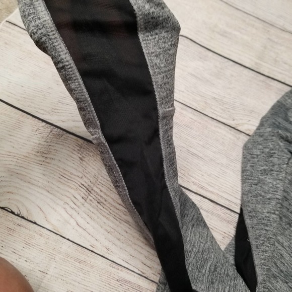 FOREVER 21 gray black panel leggings S - Picture 3 of 6